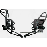 Rear Set Complete Blk Suz
